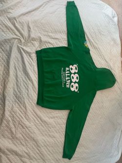 PICK UP|Green 888 Balance Graphic Hoodie size M