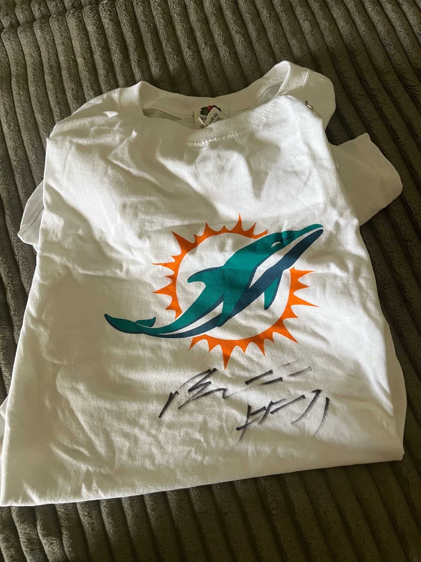 Signed 2014 Dolphins Foundation T-Shirt