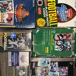 1990-97 Fleer NFL Pro Set Upper Deck Football Box Lot