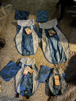 Dog Rain Jackets Reflective 