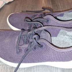 Allbirds Wool Runner Women's Size 7 Shoes Blue White Comfort Casual Sneakers