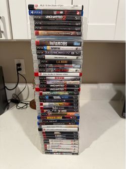 Playstation 3 and 4 Video Game Lot 85+