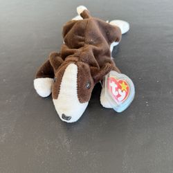 TY Beanie Baby Dog Named Bruno 