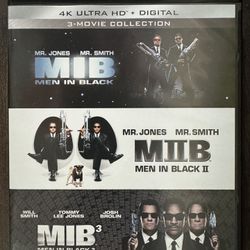 Men In Black 1-3 Movie Collection 4KUHD & Digital 