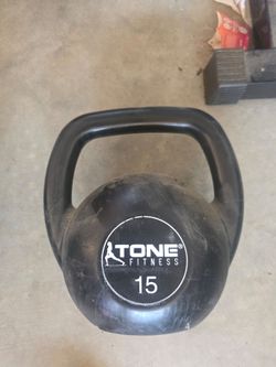 Tone Fitness 15 lb Kettlebell