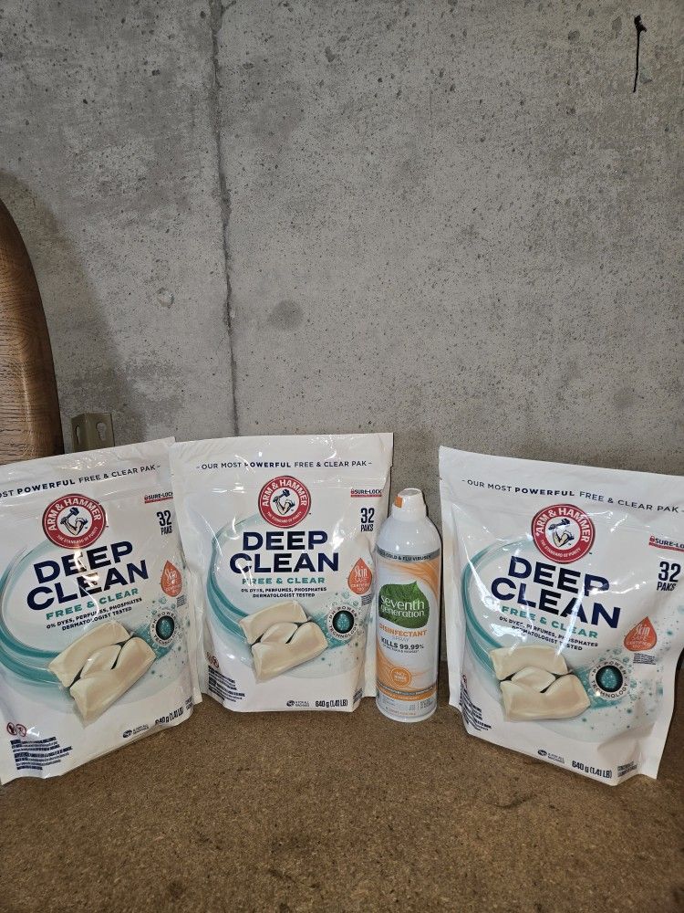 Arm & Hammer Deep Clean Free & Clear Laundy Paks