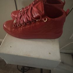Red Balenciaga Arenas
