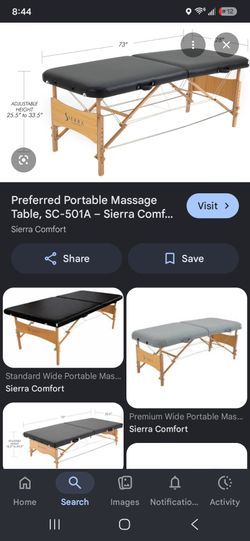 Sierra Comfort Massage Table