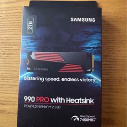 SAMSUNG 990 PRO W/HEATSINK 2TB