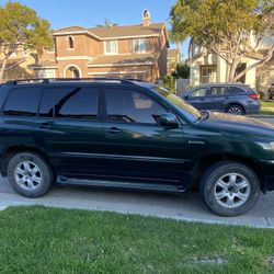 02 Toyota Highlander 4wd