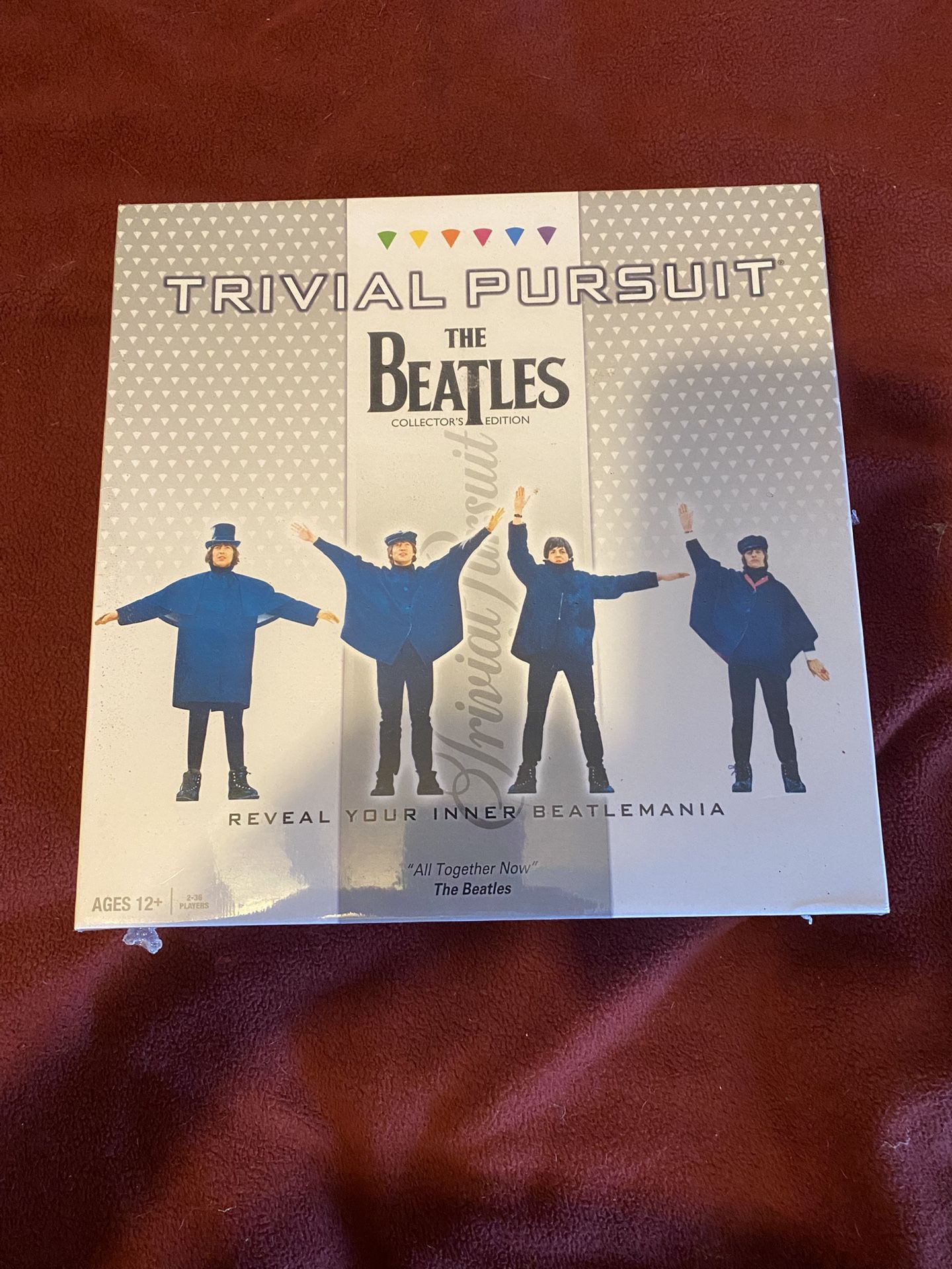 The Beatles trivia pursuit game