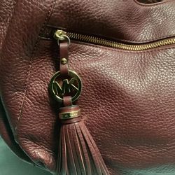 Michael Kors Purse Burgundy Leather