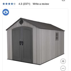 Lifetime Resin Outdoor 8' x 12.5' Storage Shed 