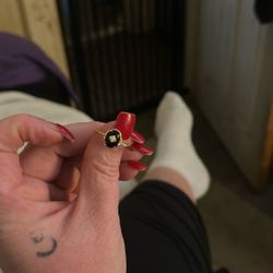 10 Karat Black Onyx Ring