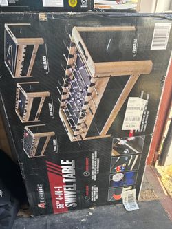 Atomic 56" 4-in-1 Swivel Game Table NEW