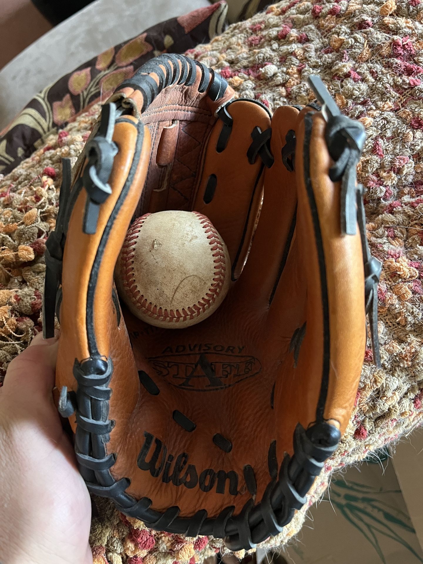 Wilson 11” Baseball Glove with Ball