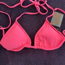 Joe Boxer Women's Vibrant Pink Bikini Top