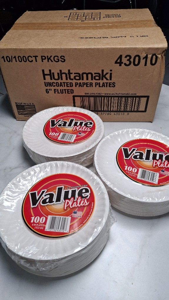 6 IN PAPER PLATES.Paper Bags π