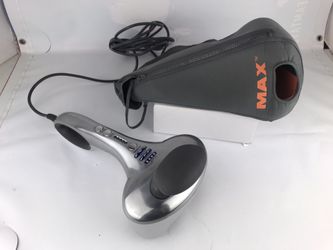 Brookstone Max Massager BST 007 Dual Node 5 Speed 3 Program Full