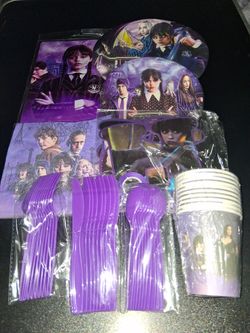 Wednesday Party Supplies