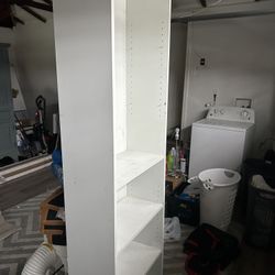 Free Tall White Bookshelf 