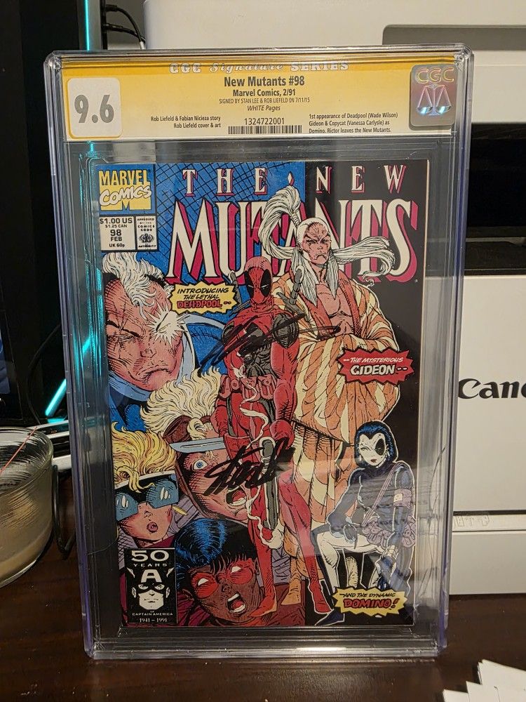 New Mutants Issue #98 Signed