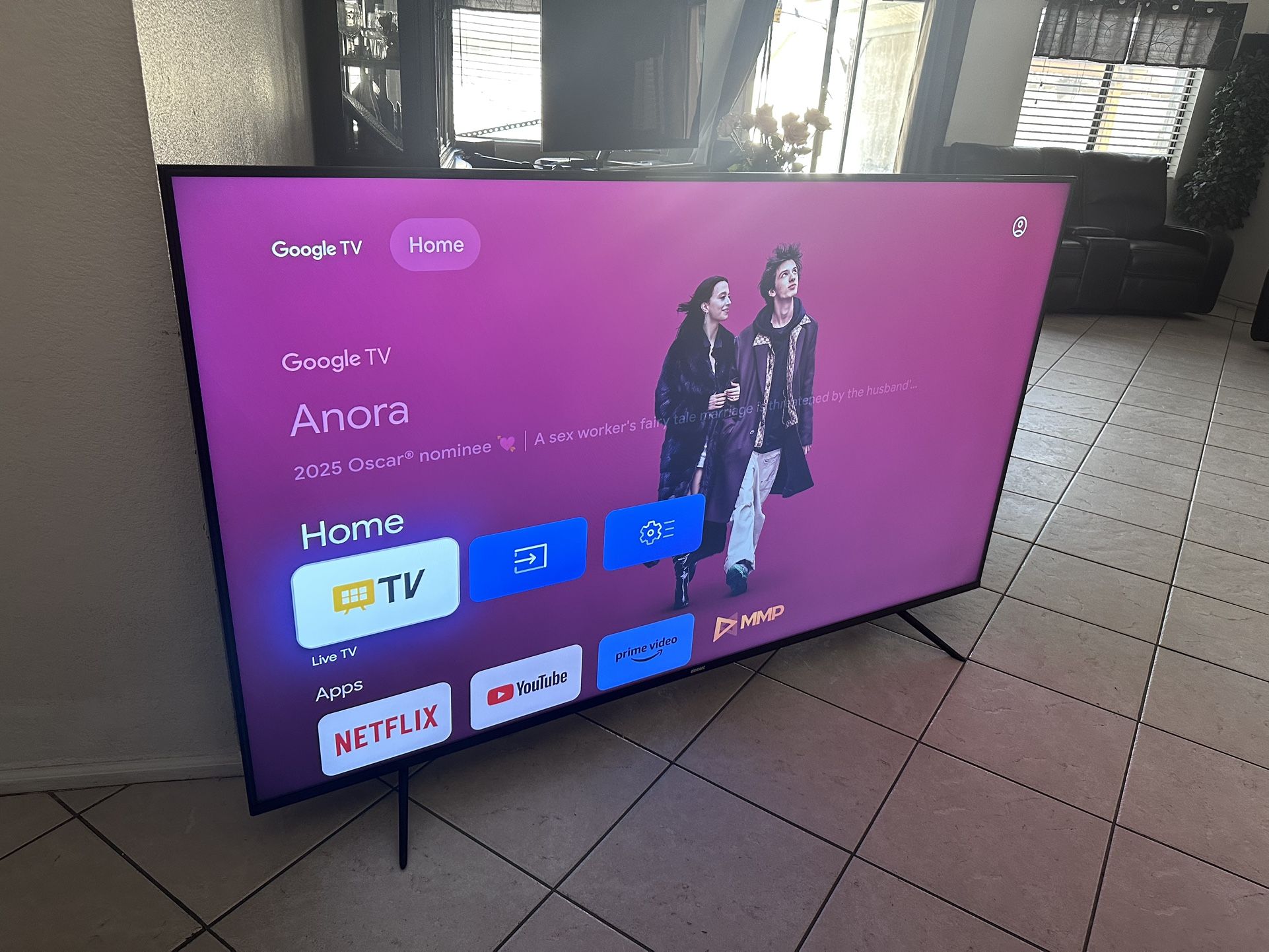 Huge 86” 4k Element Smart Led Ultra HD Bluetooth Google