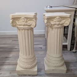 Designer Resin Greek Column Pedestal 