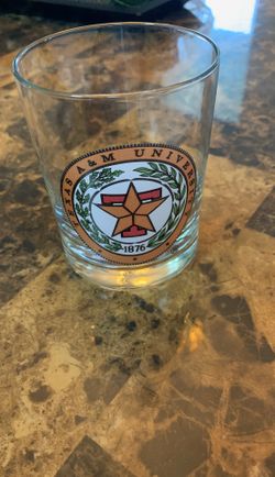 Sis A&M university 4 inch Tumbler glass