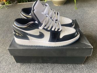 JORDAN 1 Low top size 10 Black and white