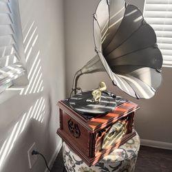 vintage record player