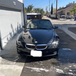 Black BMW 650i Convertible