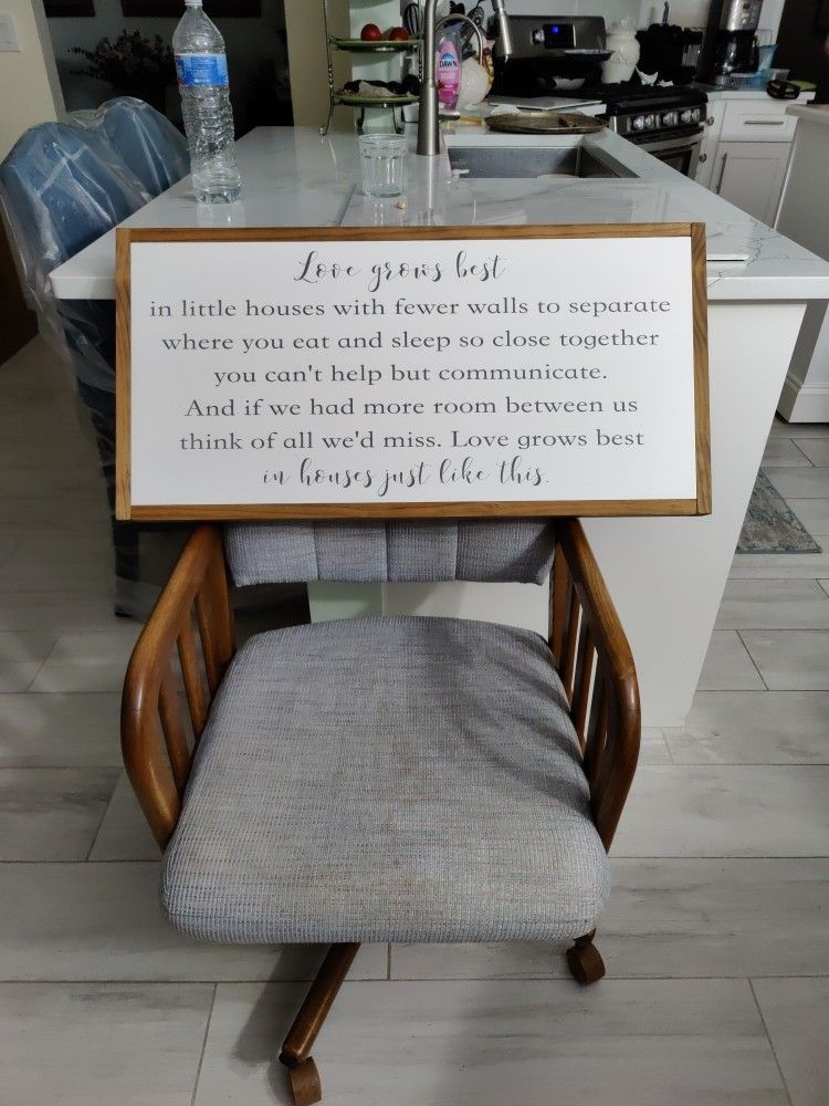 Real Wood Wall Plack Located In Palm Beach Gardens