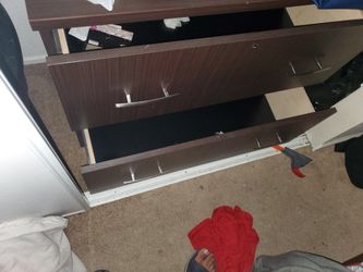 2 Drawer Wooden Dresser