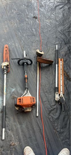 Stihl Gas String Trimmer with Attachments