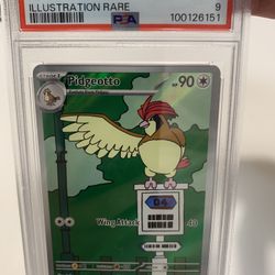 Pidgeotto Obsidian Flames Full Art Holo Pokemon Card 208/197