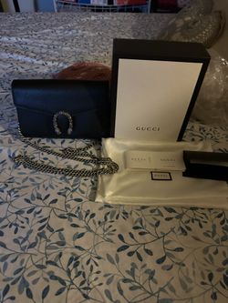 AUTHENTIC DIONYSUS MINI LEATHER CHAIN WALLET