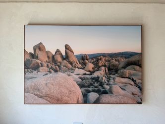 One of a kind fine art print and frame