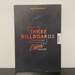 Three Billboards Outside Ebbing Missouri DVD  FYC Awards Promo Screener 2017
