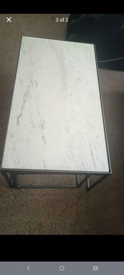 Marble end table