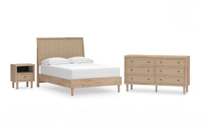 Entire Queen Bedroom Set - Ashley Furniture -  Cielden (Nearly New — Guest Room)