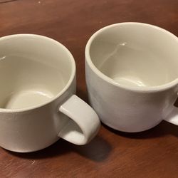 (2) West Elm Coffee Cups