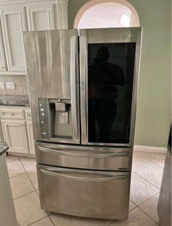 LG 2 4 Cu. Ft French Door Counter Depth Smart