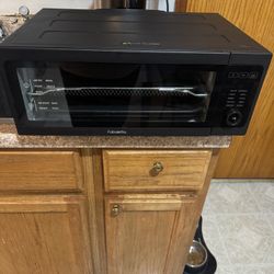 Toaster Oven Air Fryer Combo - Fabuletta 10-in-1 Countertop Convection Oven 1800W, Flip Up & Away Capability for Storage Space, Oil-Less Toaster Oven 