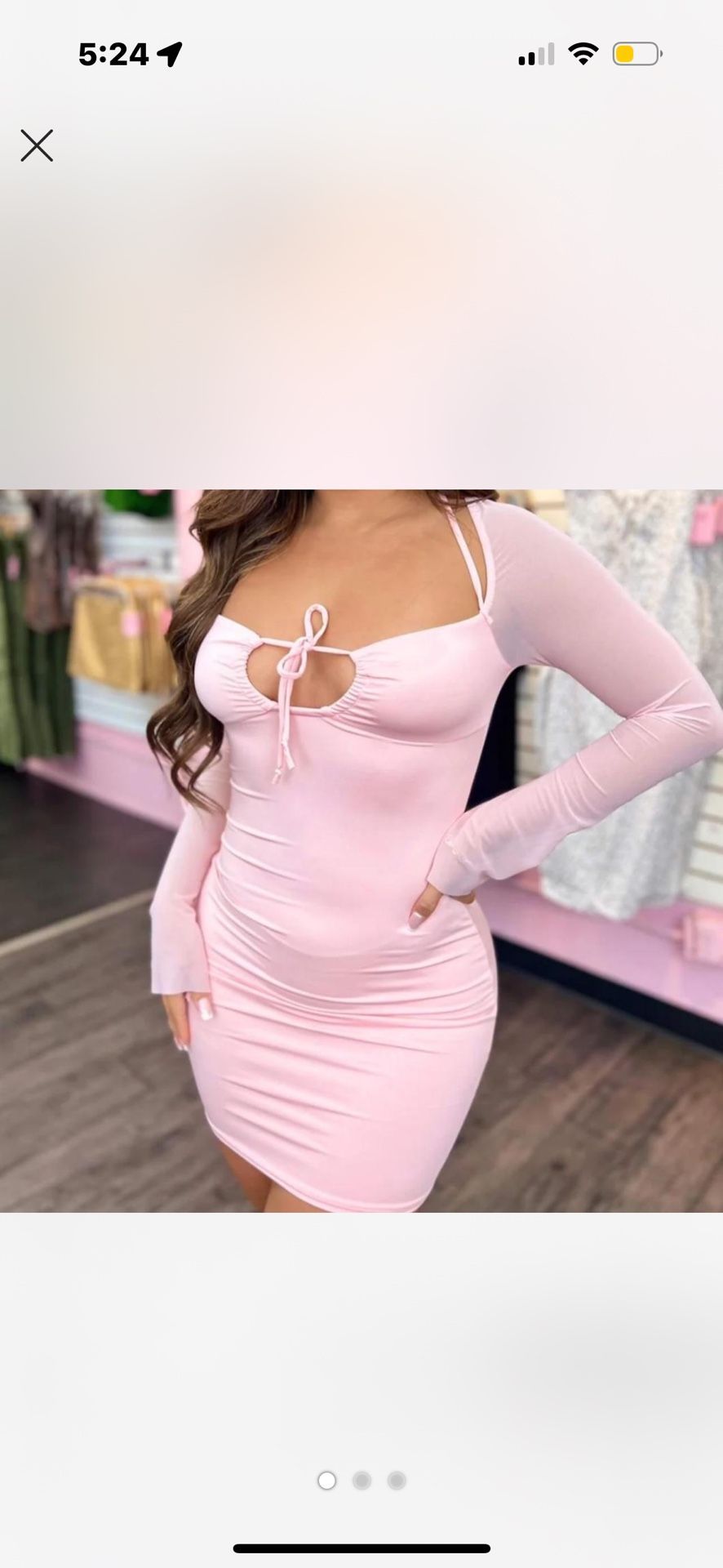 Pink sweet dress