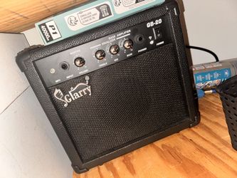 Base Guitar With Speaker 