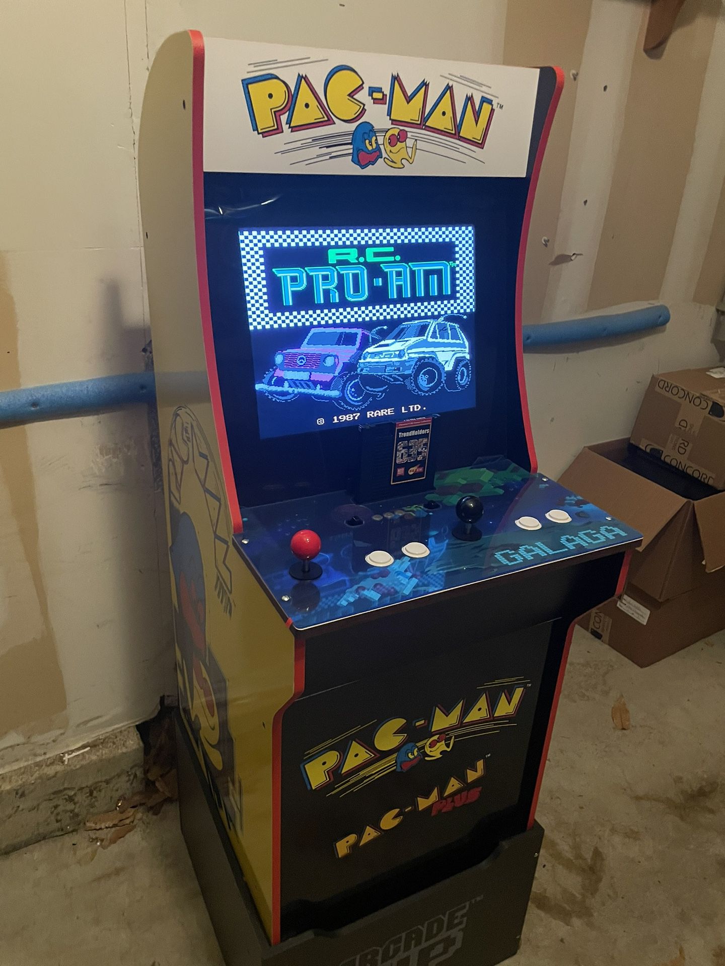 Arcade1up Pac-Man Arcade Machine Upgraded To 635 Games