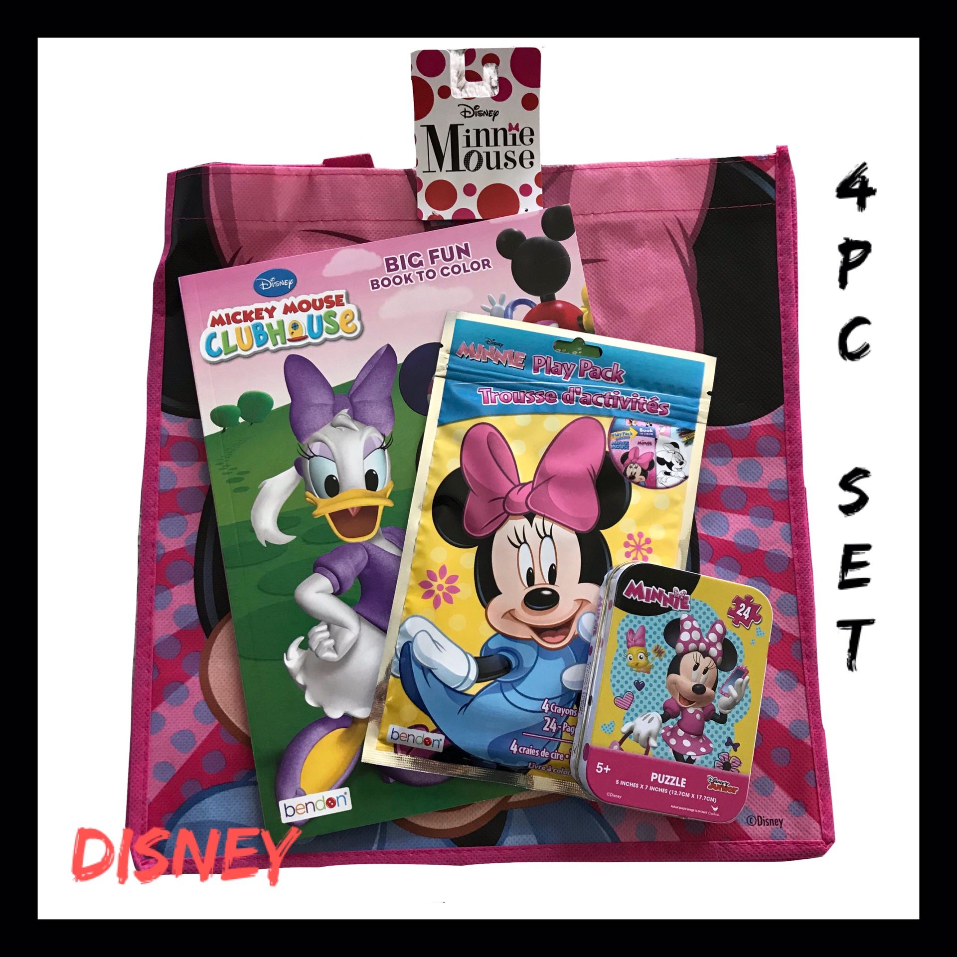 NWT Girls Disney Minnie Mouse 4pc Gift Set