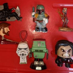 Star Wars Collectibles Lot Figures Ashoka Tano Kylo Ren Boba Fett Funko Droid Darth Maul Stormtrooper Obi Wan