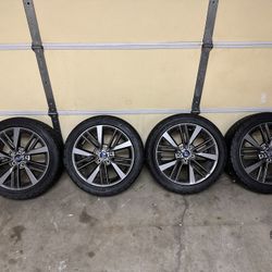 (4) BFGoodrich gForce COMP-2 (90% Life) + 4 OEM 22 WRX Wheels